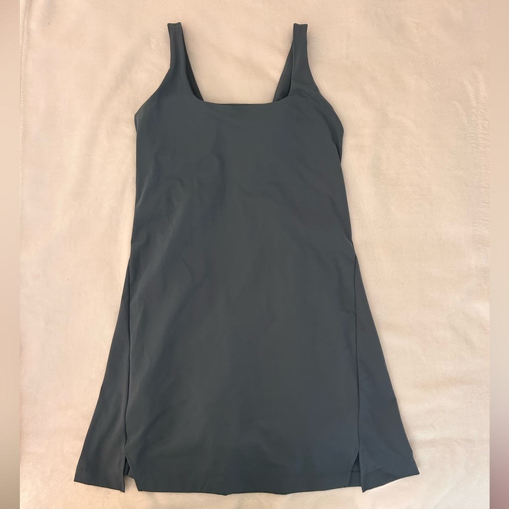 Dark green athletic dress